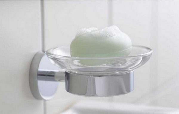 Мыльница Grohe Essentials 40368001 прозрачное стекло