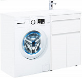 Тумба под раковину Aquanet Токио 58 белый (напольная, 1 ящик, 2 дверцы) 00237745