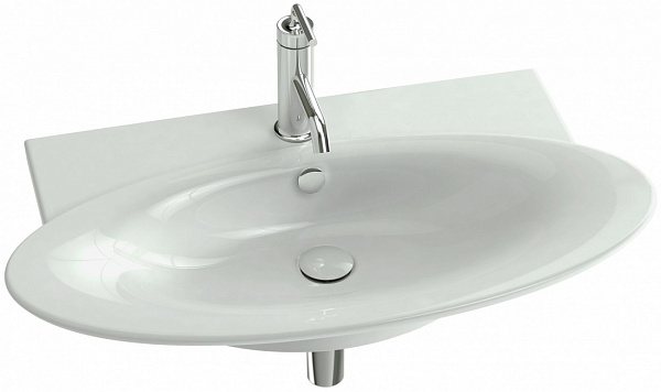 Подвесная раковина-столешница Jacob Delafon Presquile 80х46 см E4437-00