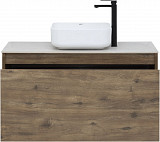 Тумба под раковину Aquanet Nova Lite 100 дуб рустикальный (1 ящик) 00249520