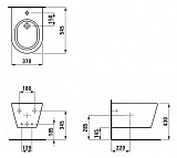 Биде подвесное Laufen Kartell 8.3033.1.000.302.1