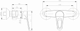 Смеситель для душа Bravat Eco-D F993158C-01