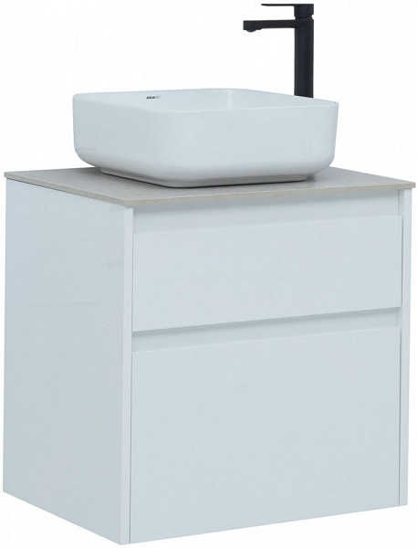 Тумба под раковину Aquanet Nova Lite 60 белый (2 ящика) 00242575