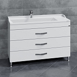 Тумба для умыв. "Виктория 120" NEW напол. (ум. Сириус 120 литой мрамор) Санта