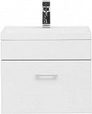 Тумба с раковиной Aquanet Верона 50 белый (подвесная 1 ящик) 00287665