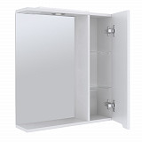 Зеркало со шкафчиком  АГАТА 50 с подсветкой Правое