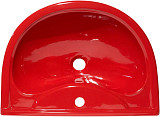Раковина Оскольская керамика Престиж 63 с пьедесталом, красная