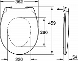 Крышка-сиденье Grohe Bau Ceramic 39493000
