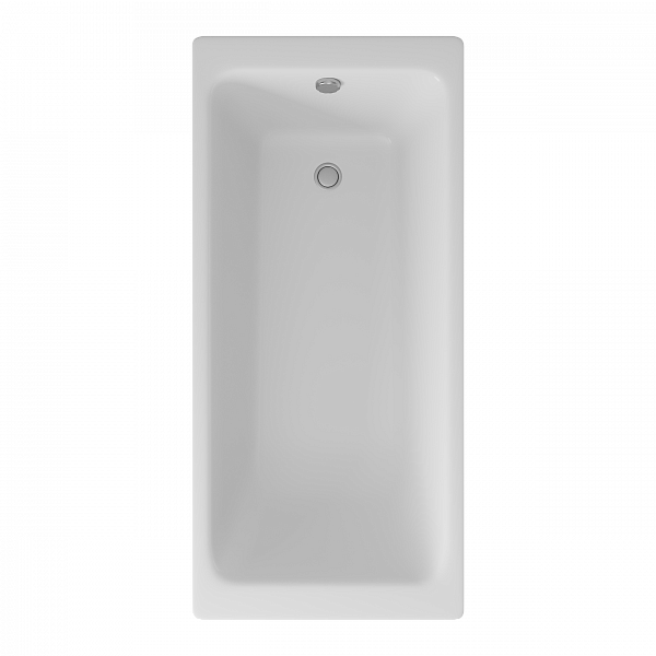 Ванна чугунная Delice Parallel 1500х700 с ручками и антискользящим покрытием