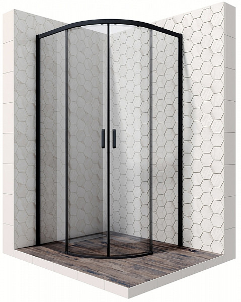 Душевое ограждение Ambassador Queen 11011202Black