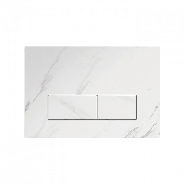 Клавиша смыва, универсальная, белый мрамор, On-X, 001, IDDIS, ONX01W0i77
