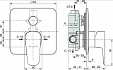 Смеситель Ideal Standard Cerafine D A7190AA для душа