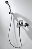 Смеситель для ванны с коротким изливом с аксессуарами Bravat Riffle F672106C-B