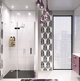 Душевая дверь Wasserkraft Aller 10H05LBLACK