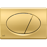 Клавиша смыва AlcaPlast M75 золотая