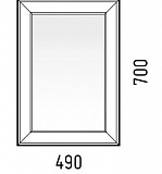 Зеркало-шкаф Corozo Классика 65 угловой белый SD-00000289