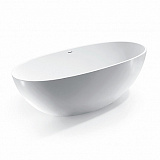 Ванна из искусственного камня Azario SOLID SURFACE 180х93х56, с хромированным сифоном
