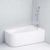 W72A-160R100W-A2 Ванна акриловая spirit  ассиметричная 160x100, без слива/перелива, правосторонняя