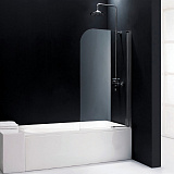 Шторка для ванны "KOLLER POOL" одноэлементная Aqua Line MP93 750x1300 прозрачная Transparent  5мм CALC FREE хром