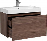 Тумба с раковиной Aquanet Нью-Йорк 85 орех 00213936