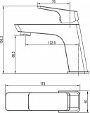 Смеситель для раковины Aquanet Gotic AF440-10B AF440-10B