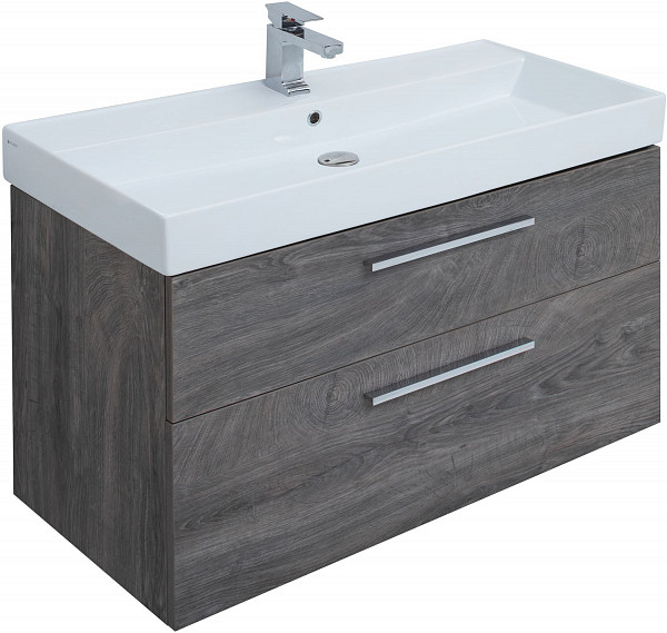 Тумба под раковину Aquanet Nova 100 дуб рошелье 00249923