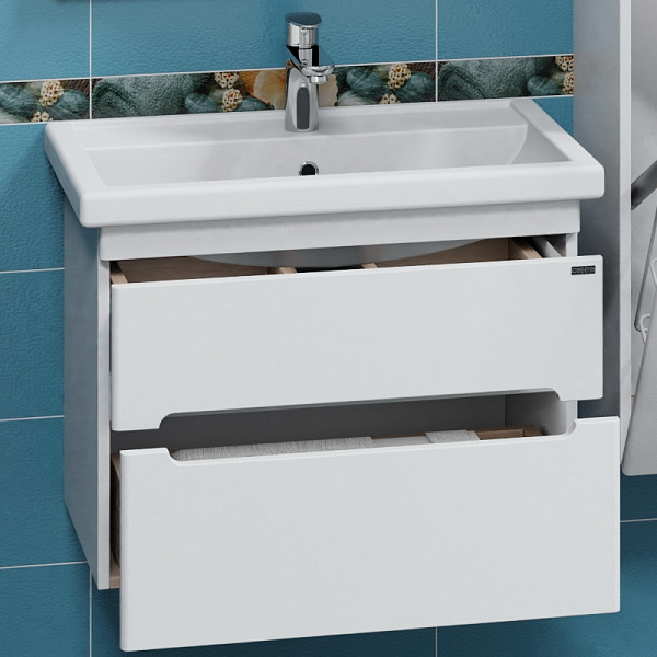 Тумба для умыв.  "Лондон-70" 2 ящ, подвес. (ум. Фостер 70) Санта