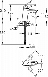 Смеситель для раковины Grohe Eurostyle New 32468003