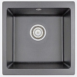 Мойка кухонная Granula квадратная кварц 4451, ГРАФИТ