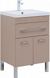 Тумба под раковину Aquanet Верона 60 капучино (1 ящик, 2 дверцы) 00304534
