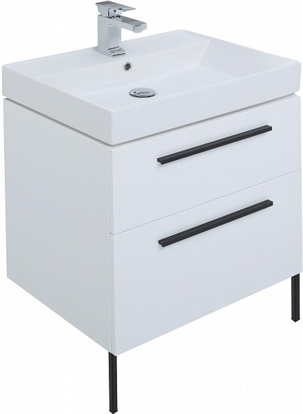 Мебель для ванной Aquanet Nova 60 белый (2 ящика) 00246279