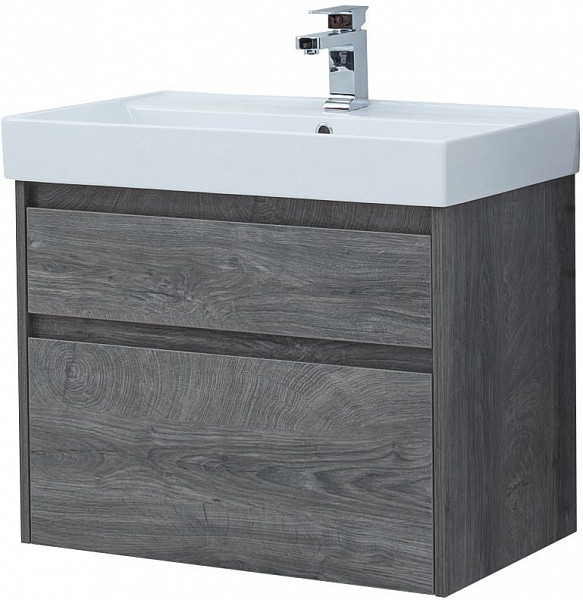 Тумба под раковину Aquanet Nova Lite 75 дуб рошелье (2 ящика) 00242273