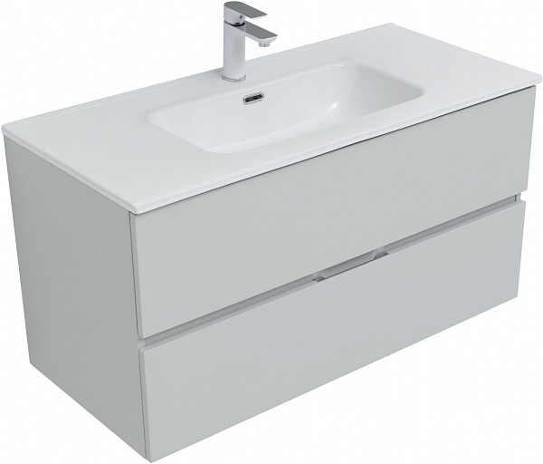 Мебель для ванной Aquanet Алвита New 100 2 ящика, серый 00274528