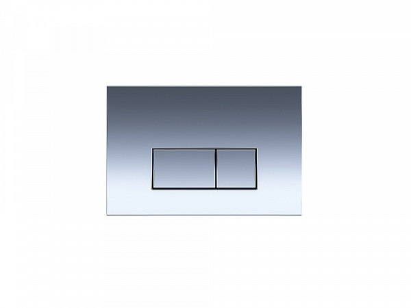 Клавиша смыва Aquatek хром глянцевый V (кнопка прямоугольная)