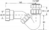 Сифон McAlpine MRBD2