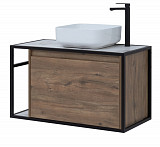 Тумба под раковину Aquanet Nova Lite Loft 90 R дуб рустикальный 00261659
