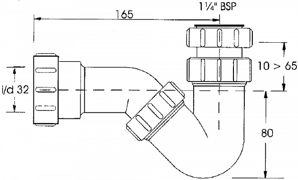 Сифон McAlpine MRBD2