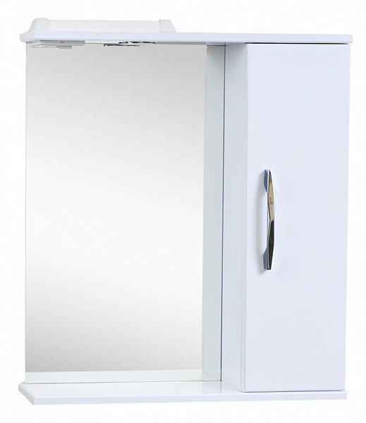 Зеркало со шкафчиком РОКАРД  70 с подсветкой Правое