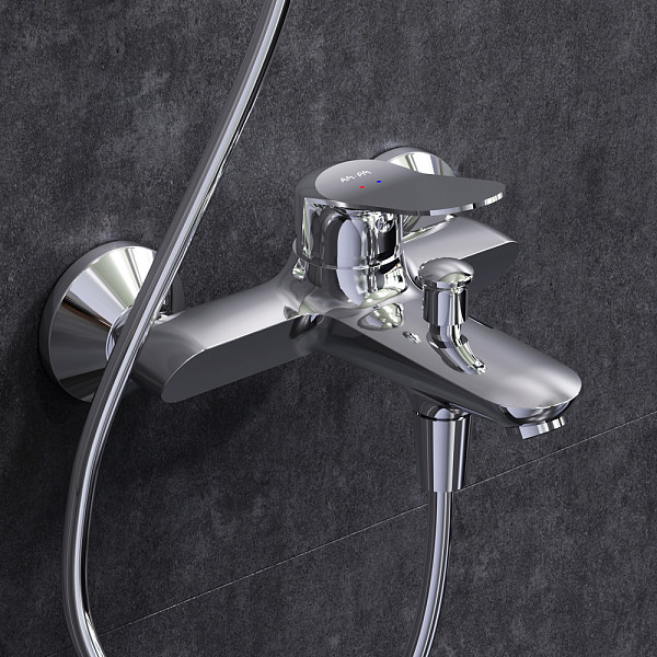 F40885C14 Sunny набор 2в1: см-ль д/ванны/душа, верхний душ d 220 мм, ручн.душ 110 мм, 1 ф-ция, душев