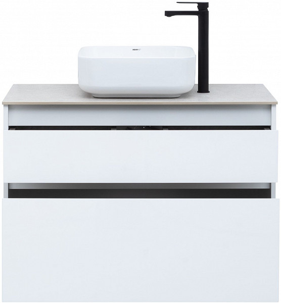 Тумба под раковину Aquanet Nova Lite 90 белый (2 ящика) 00242268