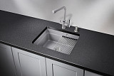Мойка кухонная Granula прямоугольная кварц 5501U, АЛЮМИНИУМ