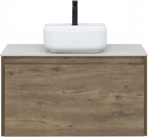 Тумба под раковину Aquanet Nova Lite 90 дуб рустикальный (1 ящик) 00249517