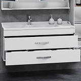 Тумба для умыв. "Виктория 120" NEW  подвес. (ум Сириус 120 литой мрамор) Санта