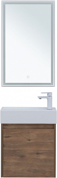 Мебель для ванной Aquanet Nova Lite 50 дуб рустикальный (с дверецей) 00302530