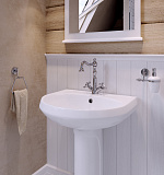 Пьедестал для раковины Santeri Вест, Лотос белый 1.3601.8.S00.00B.0