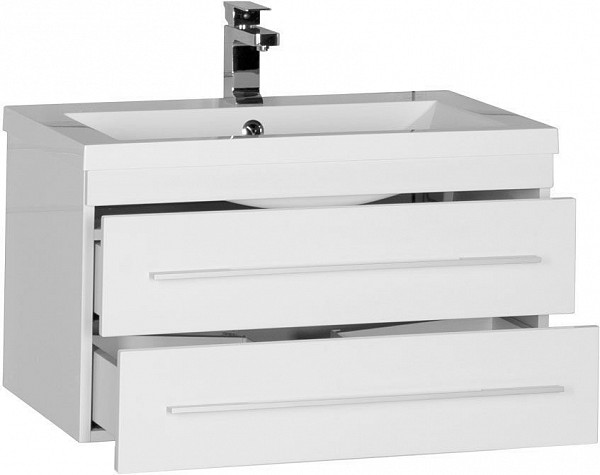 Тумба под раковину Aquanet Нота 75 белый 00171487