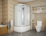 Душ.каб. NG-7310-14R (1200х800х2150) высокий поддон(40см) стекло МАТОВОЕ 4 места