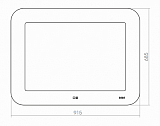 Зеркало Silver Mirrors Djet 90х70 см ФР-00002151