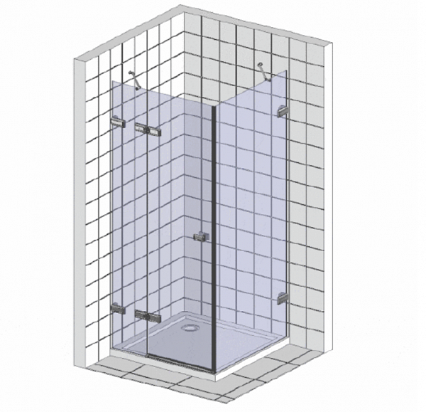 Душевой уголок Wasserkraft Elbe 74P18