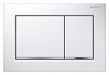 Клавиша смыва Geberit Omega 30 115.080.KJ.1 белый, хром глянец